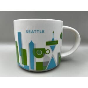 Starbucks Seattle You Are Here YAH Series 2 oz Espresso Cup Mug Ornament 2013